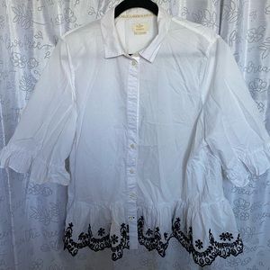 Kate Spade Peplum shirt